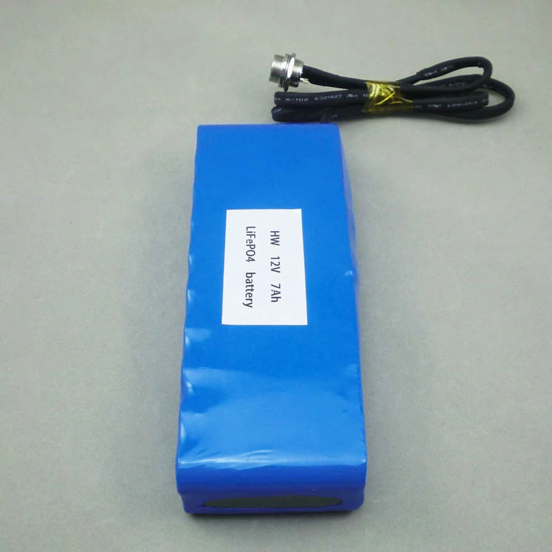 High Quality Rechargeable Battery 12V 7ah LiFePO4 Battery Pack for Solor System Usage