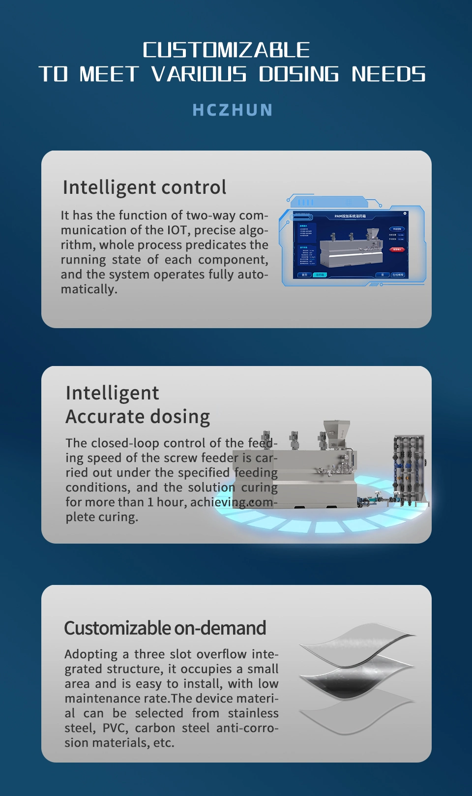 Scalable PAM Dosing Solutions for Different Water Treatment Volumes 1000L/H